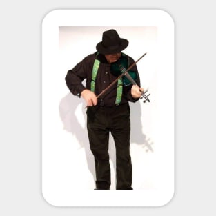 The Fiddle Player Sticker